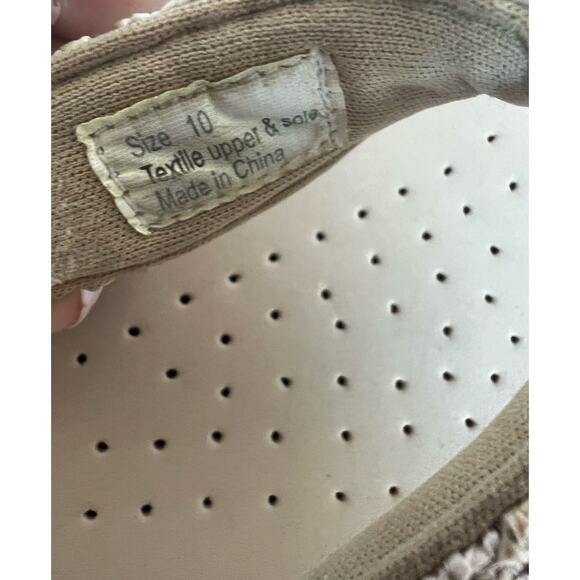 Volatile Island Natural Woven Tan Platform Wedge Thong Flip-Flop Sandals 10 - Picture 11 of 11